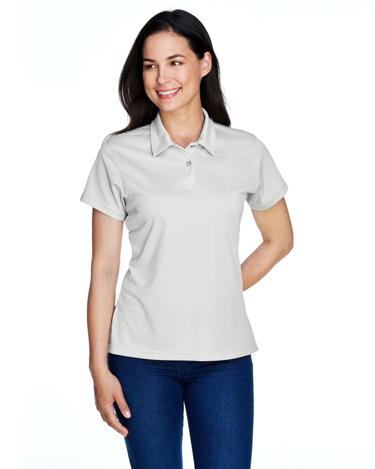 Team 365 Ladies' Command Snag Protection Polo TT21W SPORT SILVER