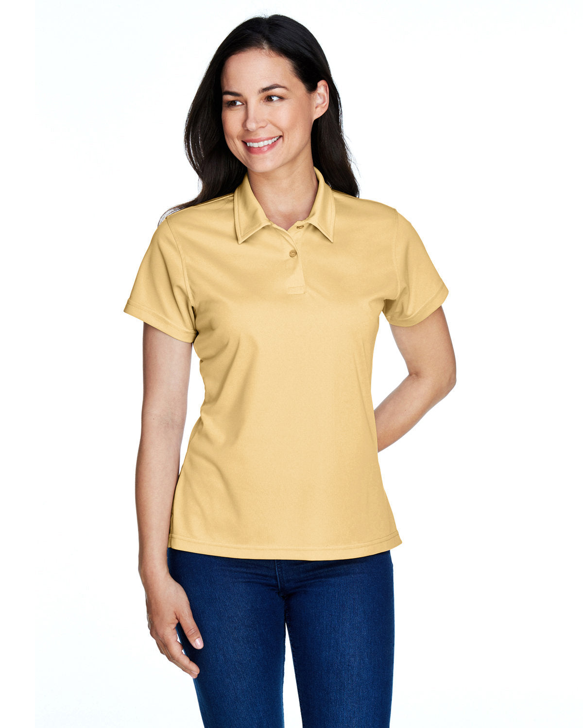 Team 365 Ladies' Command Snag Protection Polo TT21W SPRT VEGAS GOLD