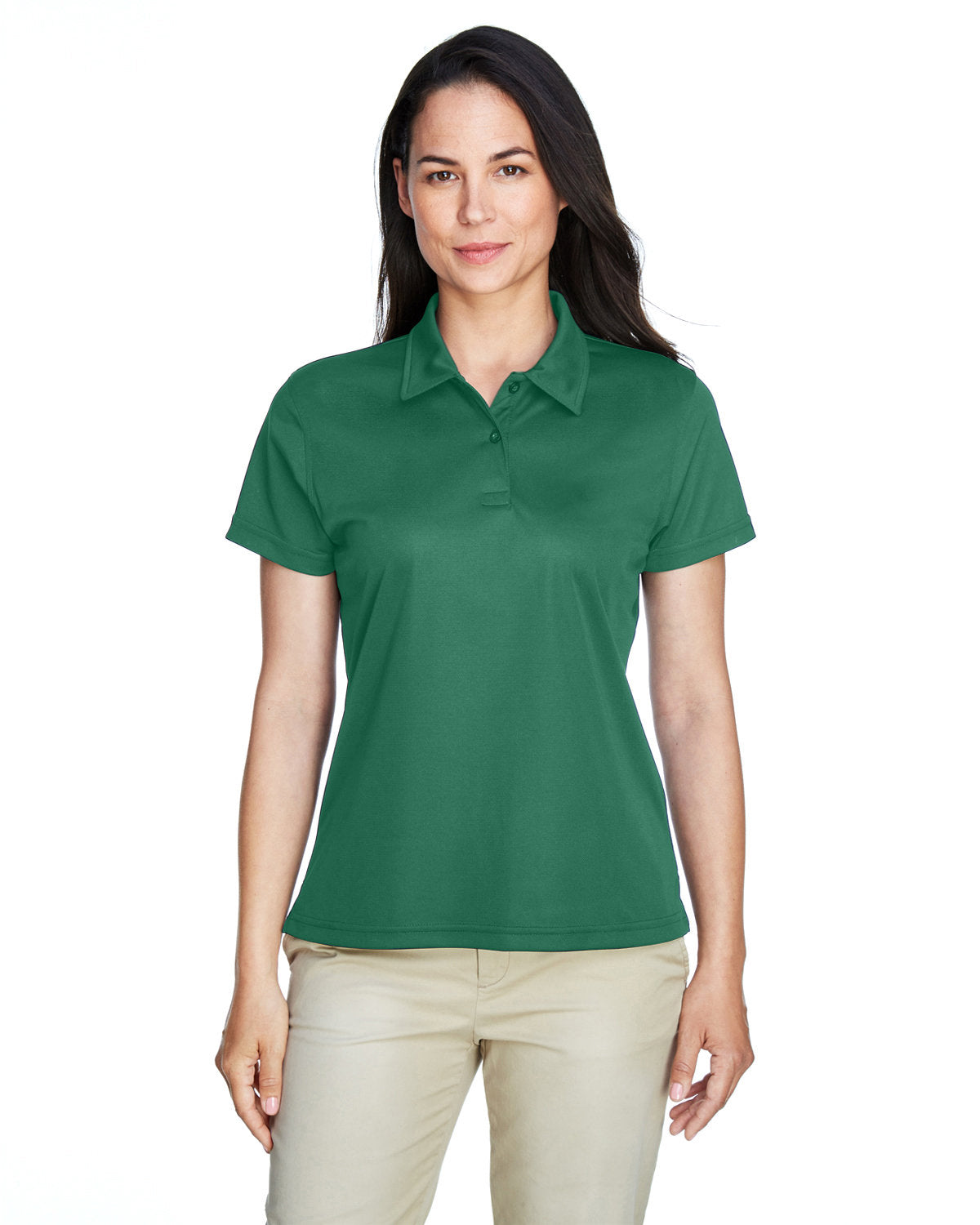 Team 365 Ladies' Command Snag Protection Polo TT21W SPRT DARK GREEN