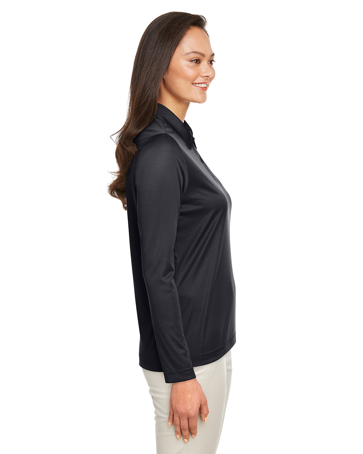 Team 365 Ladies' Zone Performance Long Sleeve Polo TT51LW