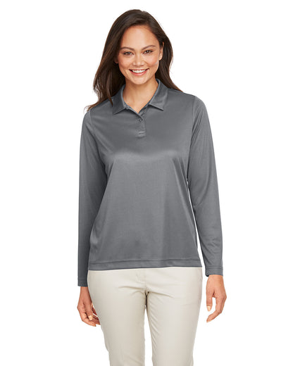 Team 365 Ladies' Zone Performance Long Sleeve Polo TT51LW