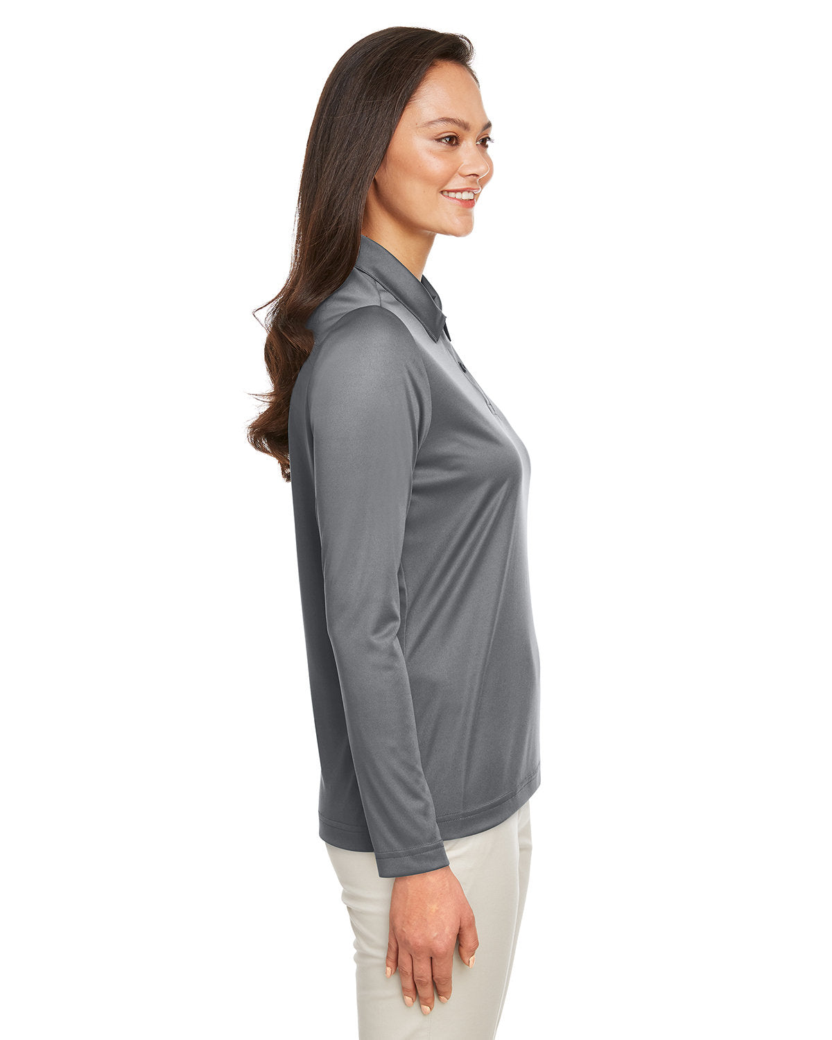 Team 365 Ladies' Zone Performance Long Sleeve Polo TT51LW