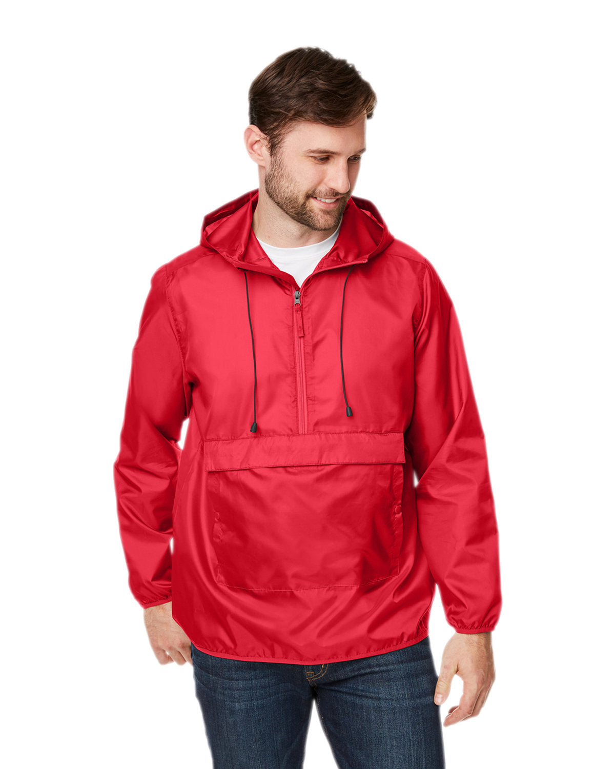 Team 365 Adult Zone Protect Packable Anorak Jacket TT77