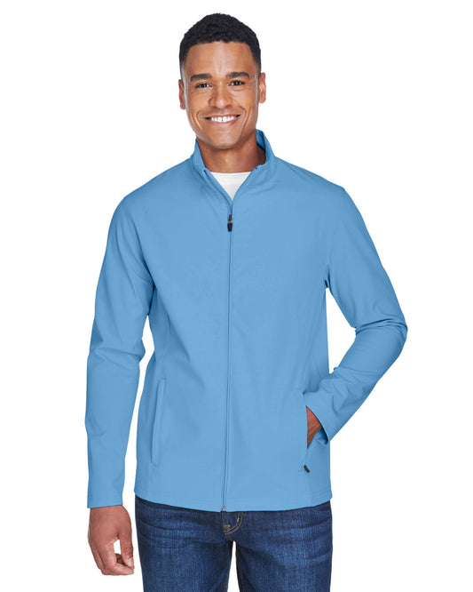 Team 365 Men's Leader Soft Shell Jacket TT80 SPORT LIGHT BLUE