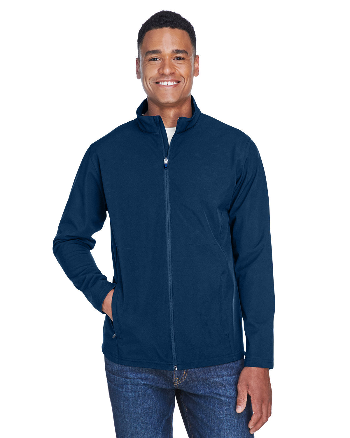 Team 365 Men's Leader Soft Shell Jacket TT80 SPORT DARK NAVY