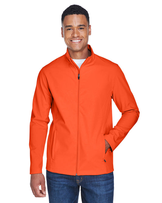 Team 365 Men's Leader Soft Shell Jacket TT80 SPORT ORANGE