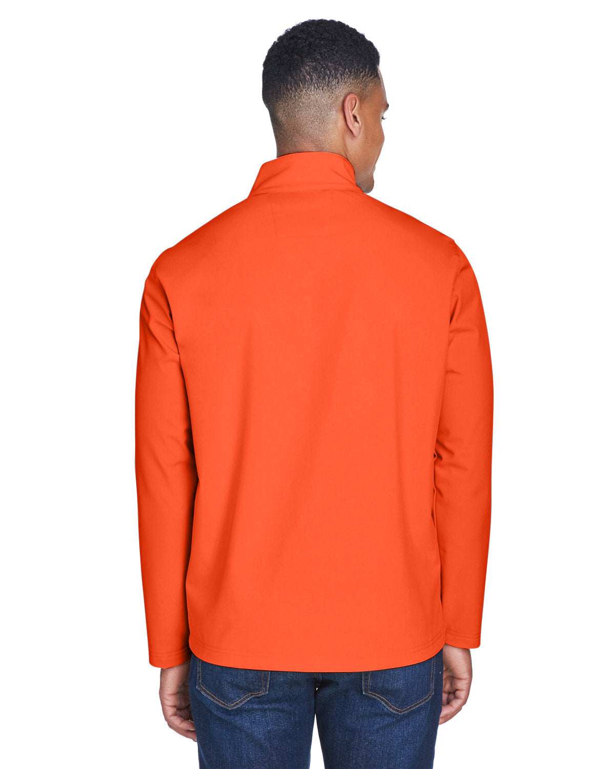 Team 365 Men's Leader Soft Shell Jacket TT80 SPORT ORANGE