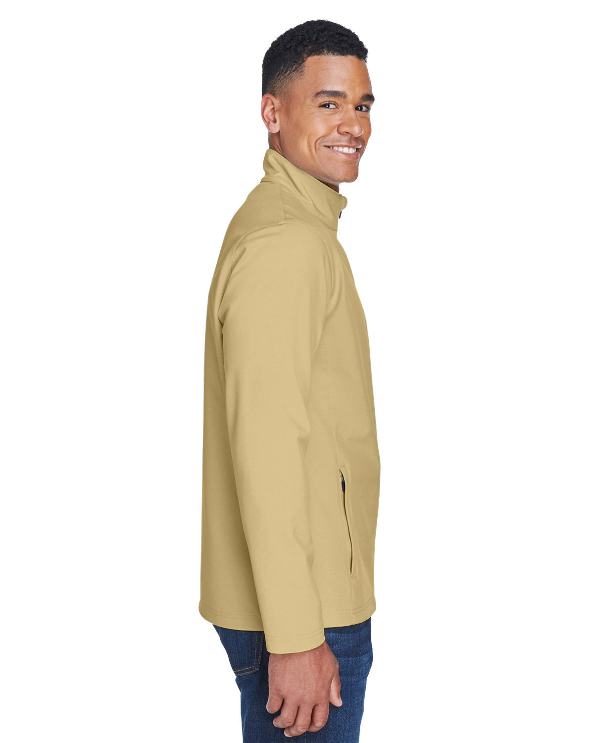 Team 365 Men's Leader Soft Shell Jacket TT80 SPORT VEGAS GOLD