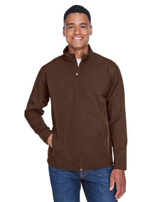 Team 365 Men's Leader Soft Shell Jacket TT80 SPORT DARK BROWN