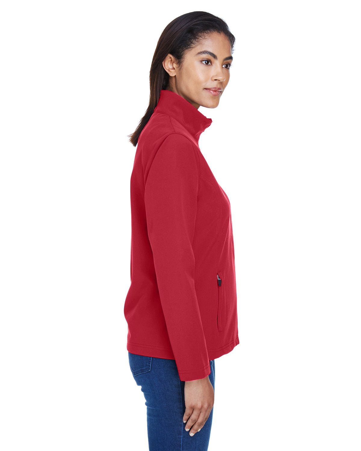 Team 365 Ladies' Leader Soft Shell Jacket TT80W SP SCARLET RED