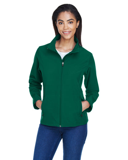 Team 365 Ladies' Leader Soft Shell Jacket TT80W SPORT FOREST