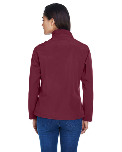 Team 365 Ladies' Leader Soft Shell Jacket TT80W SPORT MAROON