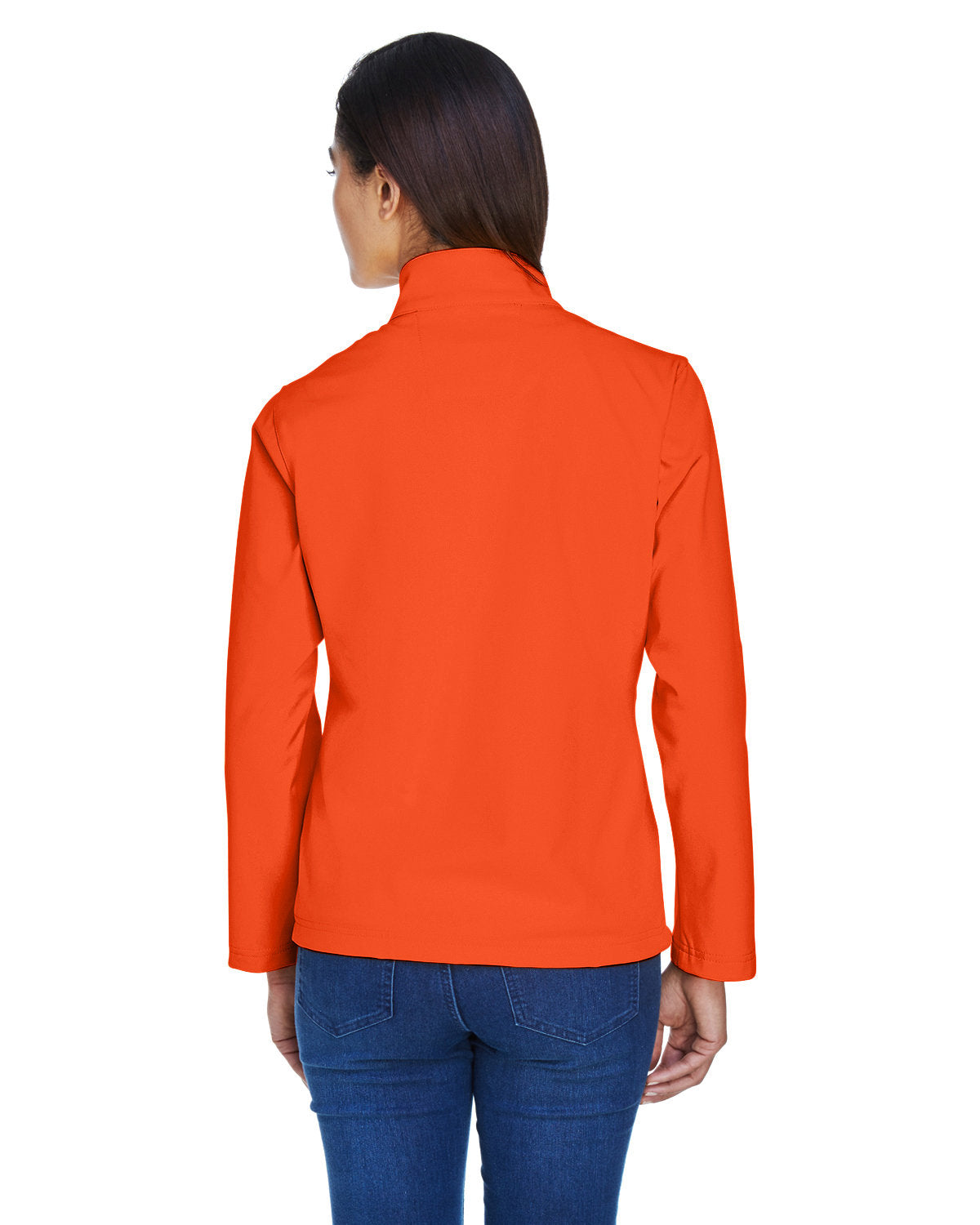 Team 365 Ladies' Leader Soft Shell Jacket TT80W SPORT ORANGE