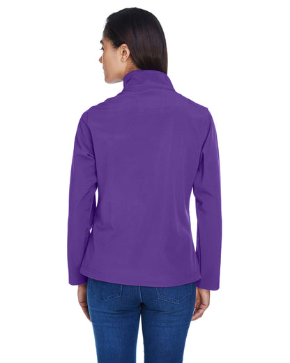 Team 365 Ladies' Leader Soft Shell Jacket TT80W SPORT PURPLE