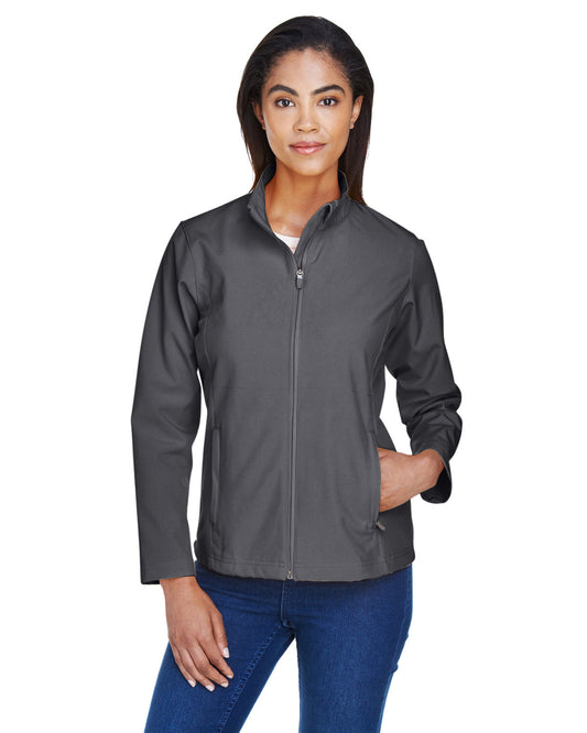 Team 365 Ladies' Leader Soft Shell Jacket TT80W SPORT GRAPHITE