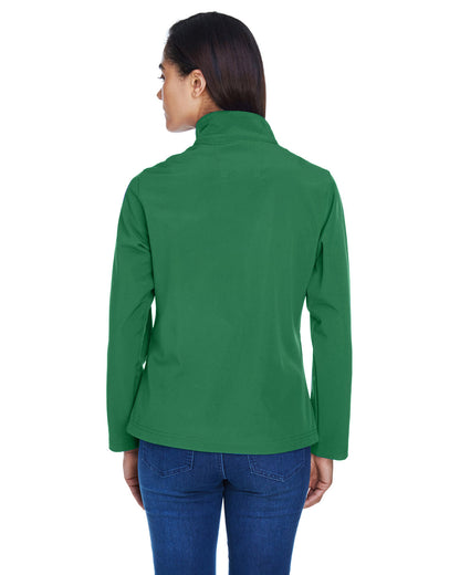 Team 365 Ladies' Leader Soft Shell Jacket TT80W SPORT DARK GREEN