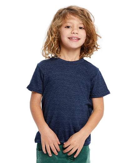 US Blanks Toddler USA Made Tri-Blend Crewneck T-Shirt US2500K