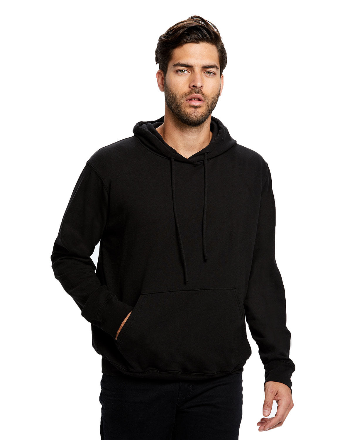 US Blanks Men's USA Made Cotton Hooded Sweatshirt US4412