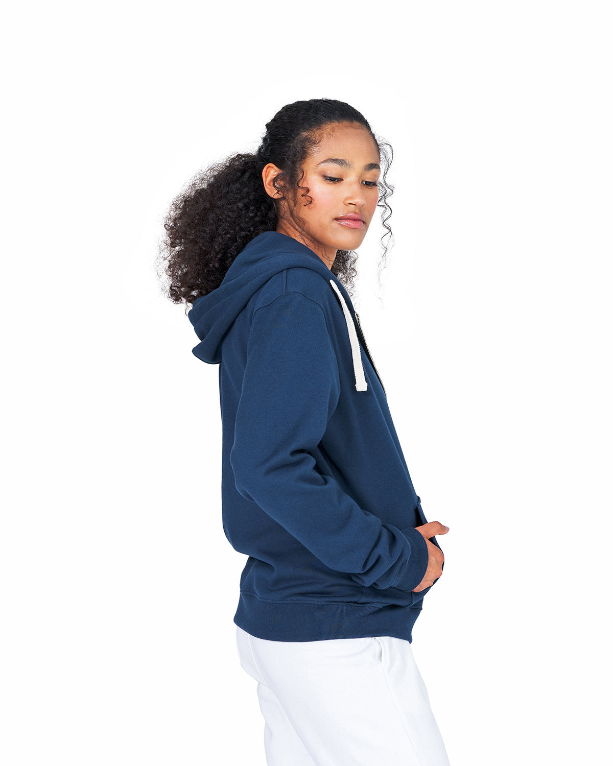 US Blanks Unisex USA Made Full-Zip Hooded Sweatshirt US4422