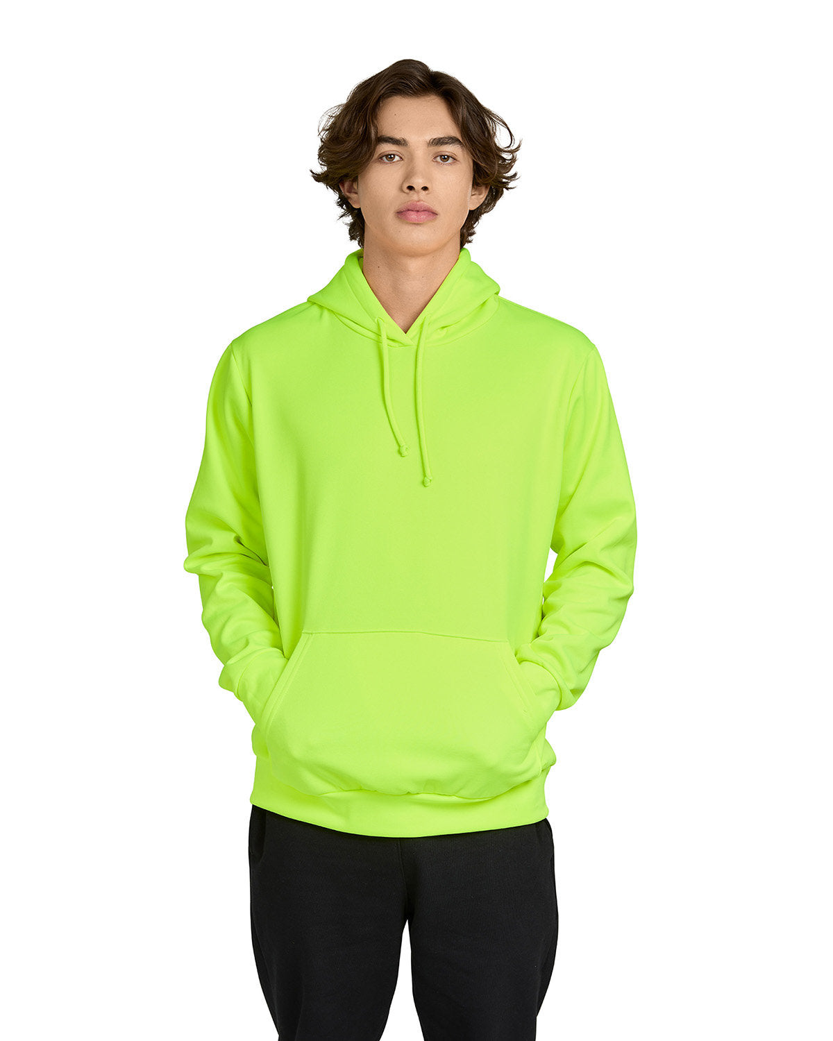 US Blanks Unisex USA Made Neon Pullover Hooded Sweatshirt US5412