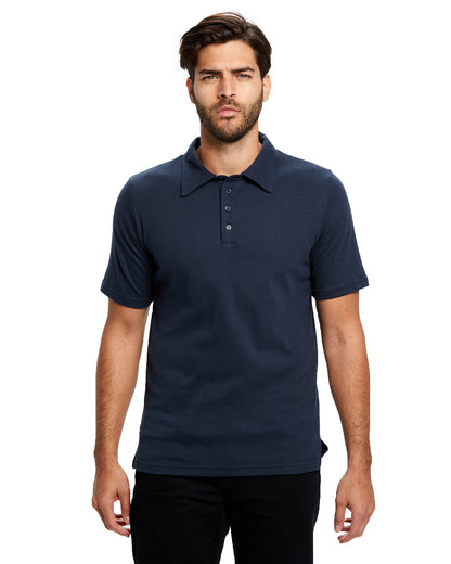 US Blanks Men's USA Made Jersey Interlock Polo Shirt US5580