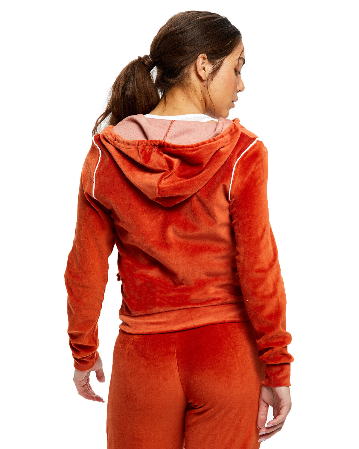 US Blanks Ladies' USA Made Velour Full-Zip Hoodie US565