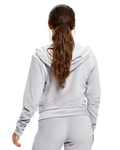 US Blanks Ladies' USA Made Velour Full-Zip Hoodie US565