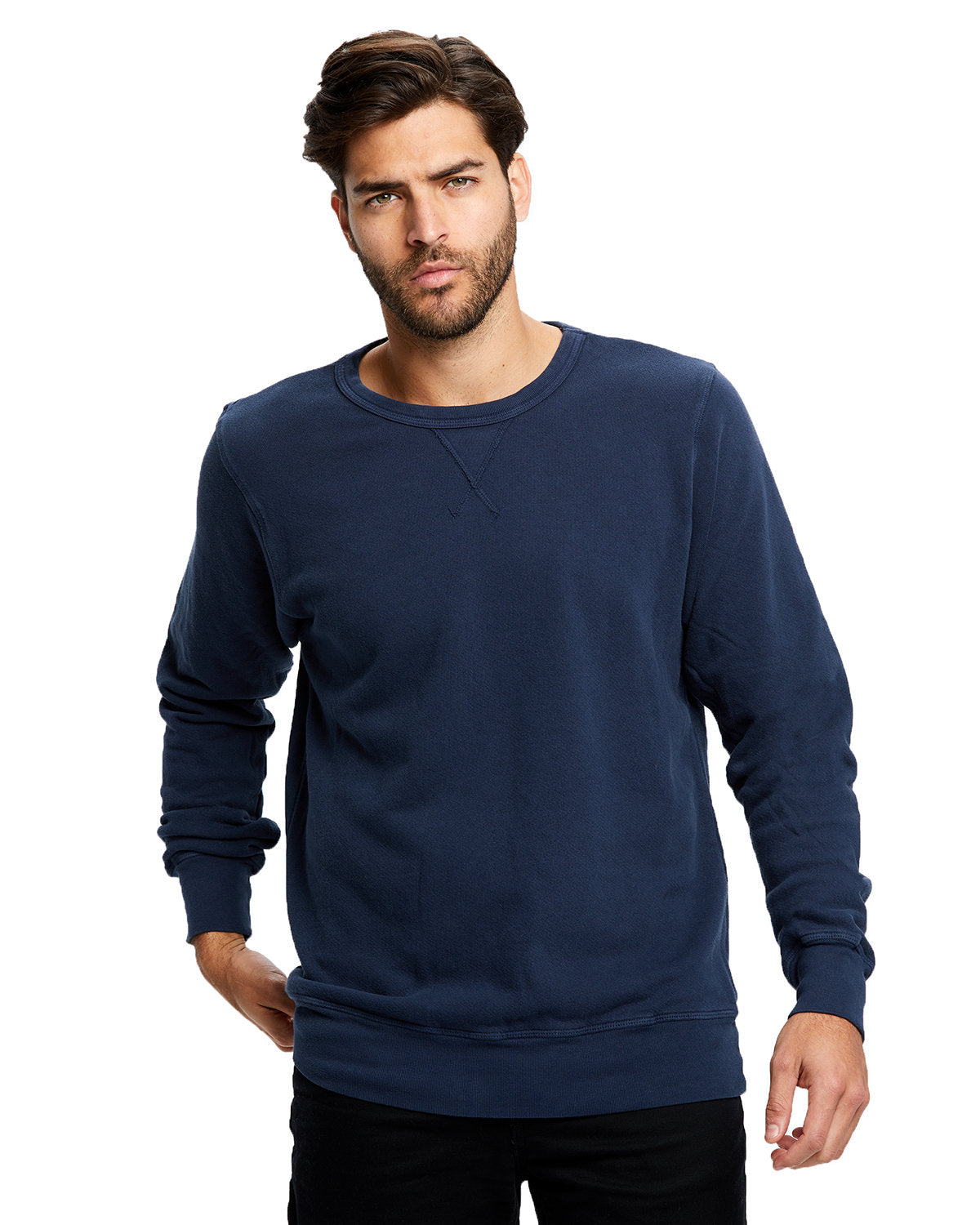 US Blanks Men's USA Made French Terry Crewneck Sweatshirt US8000G