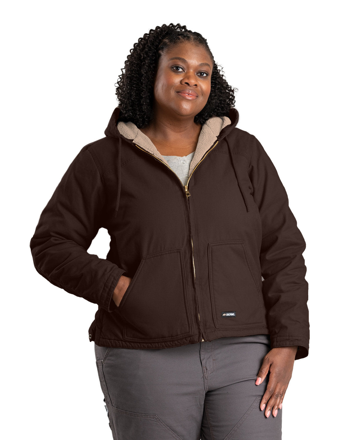 Berne Ladies' Softstone Hooded Coat WHJ43