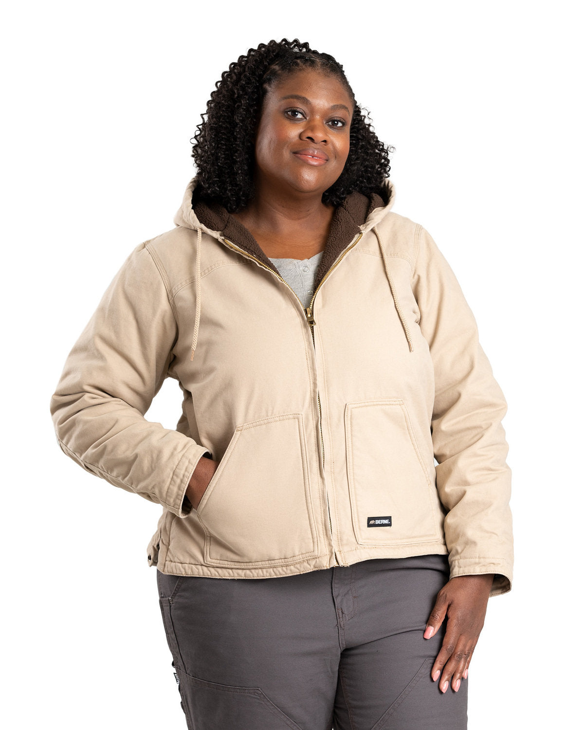 Berne Ladies' Softstone Hooded Coat WHJ43